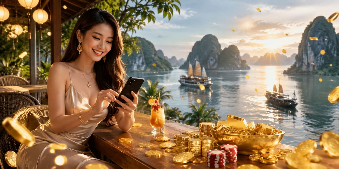 Truy cập nền tảng p5r trên điện thoại di động tại Hạ Long Bay